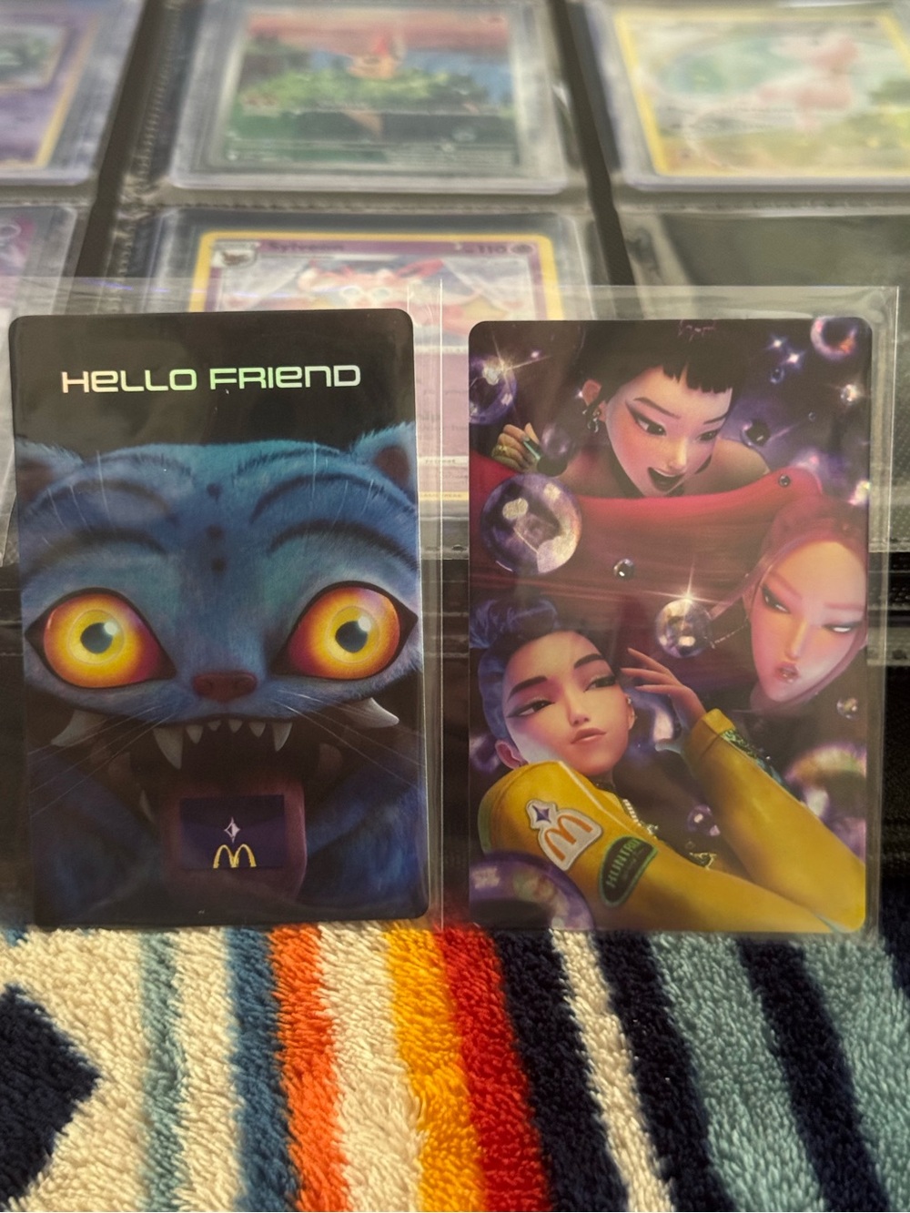 KPop Demon Hunters x McDonalds Card - Mira Rumi Zoey holo + Derpy Holo